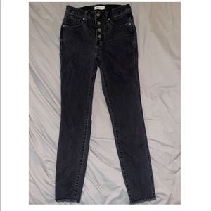 Madewell High Waisted Straight Leg Denim